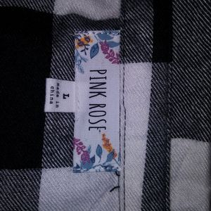 Womens L Flannel
